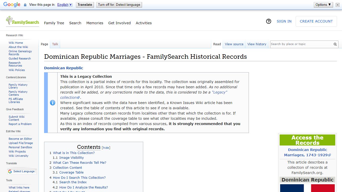 Dominican Republic Marriages - FamilySearch Historical Records